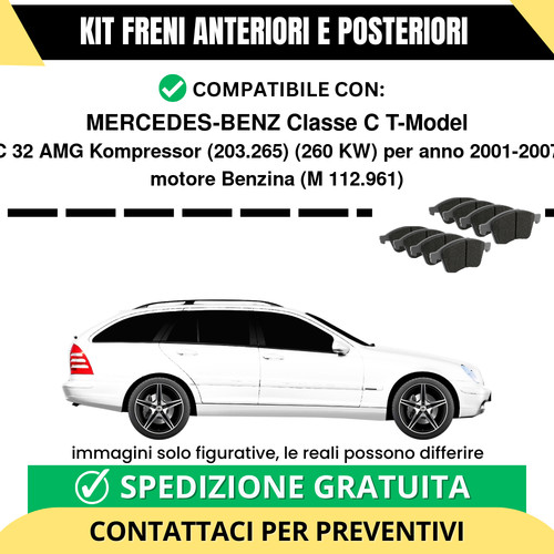 Pastiglie freno ant post - freno,