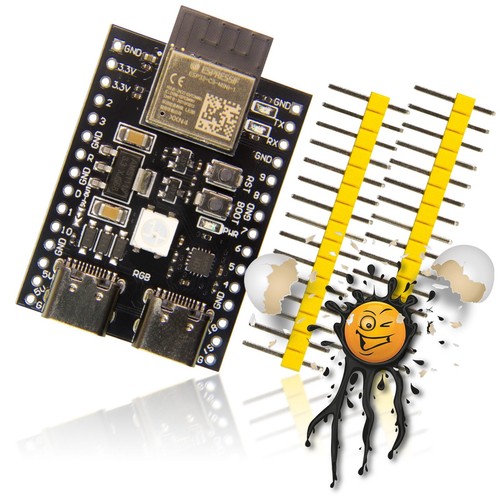 Esp32 devkitm dual - esp32-c3-devkitm-1, usb-c