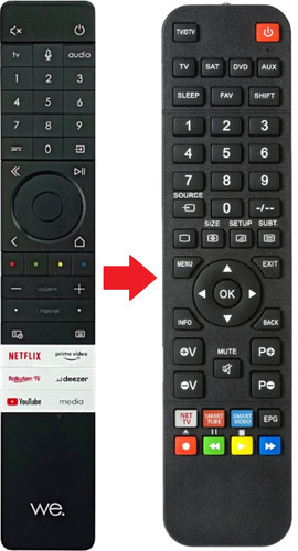 Telecomando ricambio loewe - telecomando,