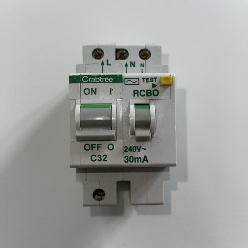 Crabtree polestar rcbo amp - crabtree,